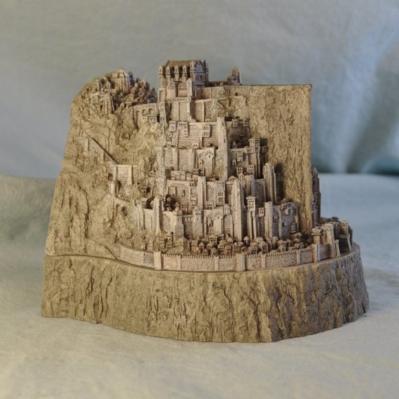 LOTR weta minas tirith sculptured box statue figurine (w1133)